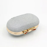 Silver Rhinestone Clutch Bag for Wedding Party