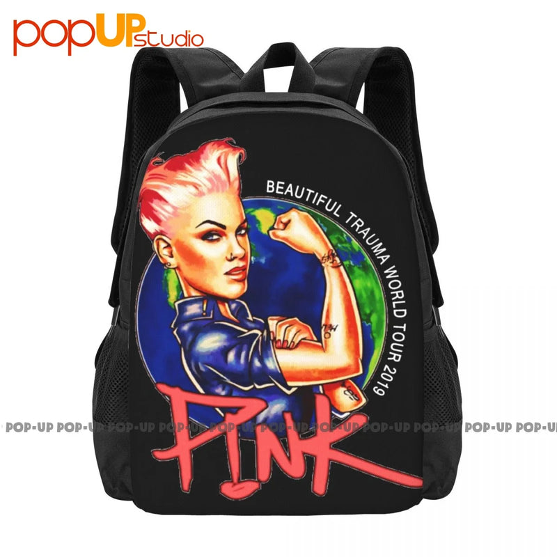 Trauma World Tour 2019 Rosie The Riveter Backpack