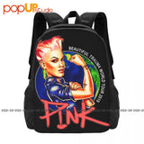 Trauma World Tour 2019 Rosie The Riveter Backpack