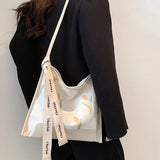Tulip Embroidered Messenger Bag Women's Summer Tote