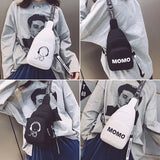 Women's Shoulder Bag Multifunction Crossbody Storage Chest Bag