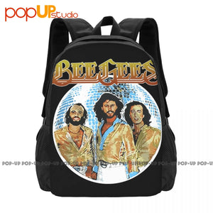 Bee Gees Disco Ball Backpack Large Capacity