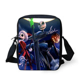 Messenger Bag Skellington Style Crossbody Book bag