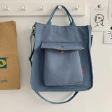 Beige Thick Canvas Casual Tote Women Package Canvas Bag Handbags Shoulder Bag