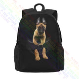 Belgian Malinois Dog In Pocket Backpack