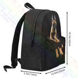 Belgian Malinois Dog In Pocket Backpack