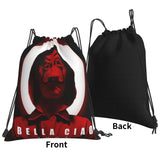 Bella Ciao 6 Backpacks Bags Shoe Bag Pouches Packing Bags Bag Anime Bag Women'S