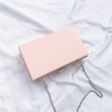 Bella Joy Acrylic Clutch Chain Box Women Shoulder Bags
