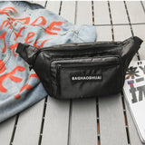 Corduroy Waist Bag Women Money Phone Chest Bag