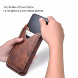 Leather Belt Clip Phone Case Sports Travel Storage Bag
