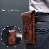 Leather Belt Clip Phone Case Sports Travel Storage Bag