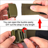 Men's Nylon Anti-theft Belts DIY Suspenders Belt Bags