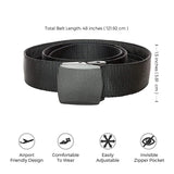Men's Nylon Anti-theft Belts DIY Suspenders Belt Bags