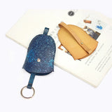 Bemoreal Leather Keychain Wallet Unisex Starry Key Holder