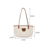 Bentoy Milkjoy Floret Shopping Bags Drawstring Casual Canvas Bag