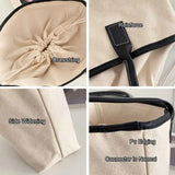 Bentoy Milkjoy Floret Shopping Bags Drawstring Casual Canvas Bag
