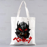 Berserk Guts Shopping Bag Tote Mythology Warrior Anime Jute Fabric