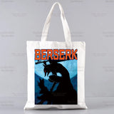 Berserk Guts Shopping Bag Tote Mythology Warrior Anime Jute Fabric