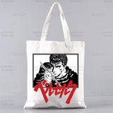 Berserk Guts Shopping Bag Tote Mythology Warrior Anime Jute Fabric