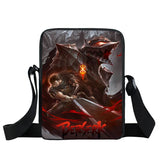 Berserk Anime Messenger Bag Women Small Satchel Canvas Shoulder Bag