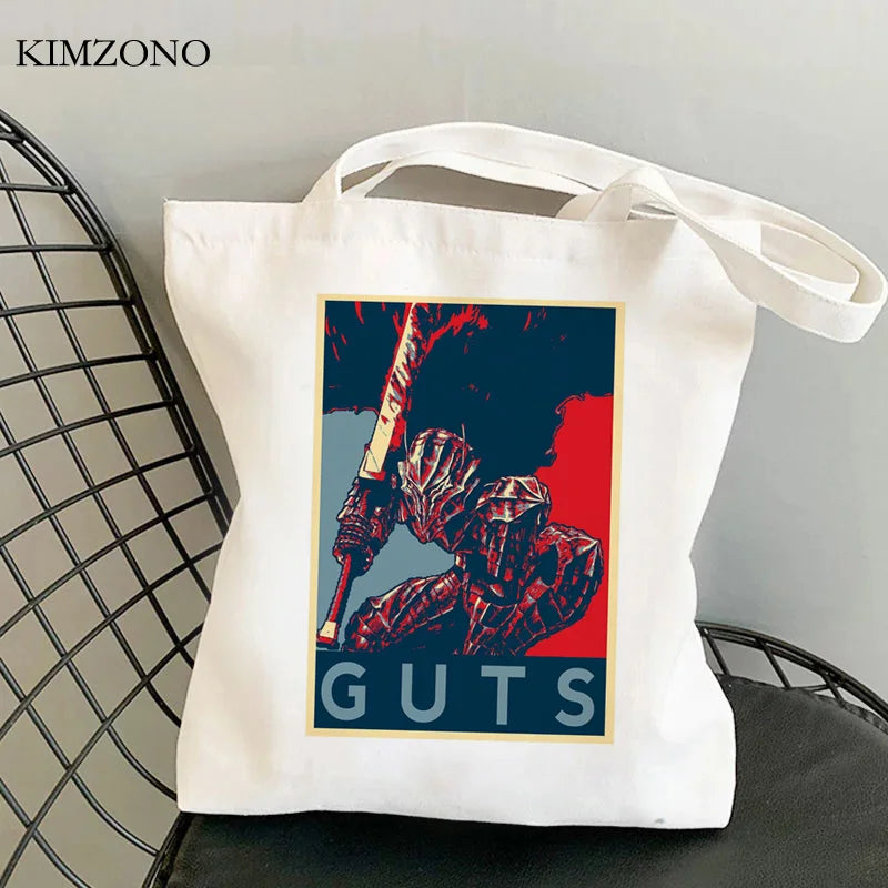 Berserk Shopping Bag Tote Cotton Recycle Eco-Friendly Woven Cloth