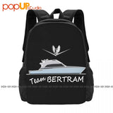 Bertram Yachts 60 Team Backpack Large Capacity Print Training Sports Bag