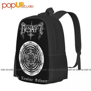 Besatt In Nomine Satanas S Backpack Large Capacity Print Softback