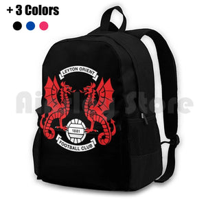 Outdoor Hiking Backpack Waterproof Camping Travel Football Leyton Soccer Leyton