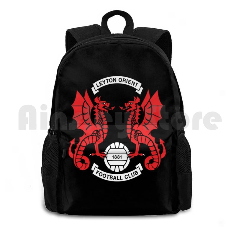 Outdoor Hiking Backpack Waterproof Camping Travel Football Leyton Soccer Leyton