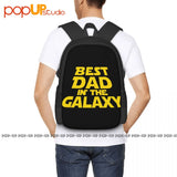 Dad In The Galaxy Space Backpack Large Capacity Shoe Bag Gymnast Bag Bags