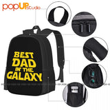 Dad In The Galaxy Space Backpack Large Capacity Shoe Bag Gymnast Bag Bags