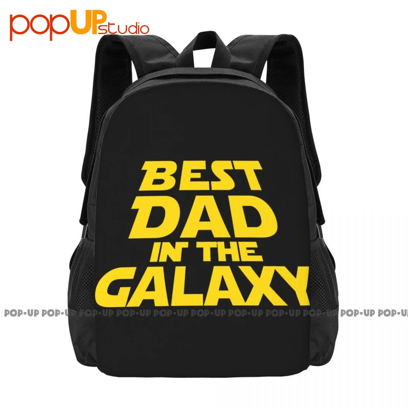 Dad In The Galaxy Space Backpack Large Capacity Shoe Bag Gymnast Bag Bags