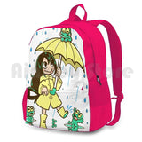 Frog Girl Hiking Backpack Outdoor Sports Bag Tsuyu Froppy A