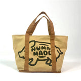 Animal Print Canvas Backpack Men Women One Shoulder Large Satchel