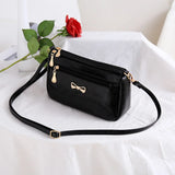 Women Crossbody Bag PU Leather Messenger Shoulder Bag