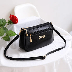 Women Crossbody Bag PU Leather Messenger Shoulder Bag