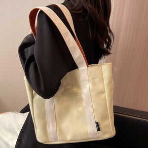 Canvas Shoulder Bag Women Casual Travel Messenger Bag