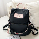 Oxford Cloth Backpack Small Backpack Women Travel Schoolbag