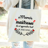 French Print Women Canvas Shopping Bag Eco Harajuku Personalized