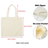 French Print Women Canvas Shopping Bag Eco Harajuku Personalized