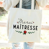 French Print Women Canvas Shopping Bag Eco Harajuku Personalized