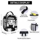 Betty Boops Insulated Lunch Bags for Women Portable Thermal Cooler Food Lunch