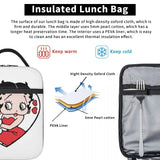 Betty Boops Love Dog Insulated Lunch Bag with Cartoon Design