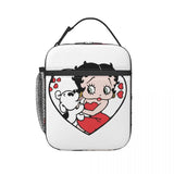 Betty Boops Love Dog Insulated Lunch Bag with Cartoon Design