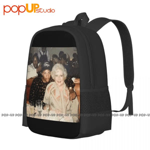 Betty X Easy E Rapper Backpack Large Capacity Bookbag Schoolbag Gym Tote Bag