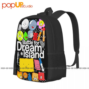 Bfdi Poster Battle Dream Island Backpack Large Capacity Shopping Bag
