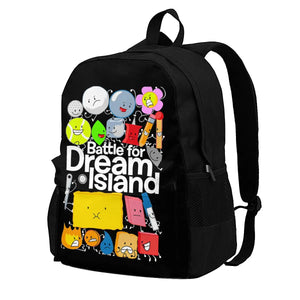 BFDI Poster Battle For Dream Island Large Capacity Vintage Backpack