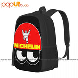 Bibendum Tires Auto Racing Driver 01 Backpack Large Capacity Beach Bag