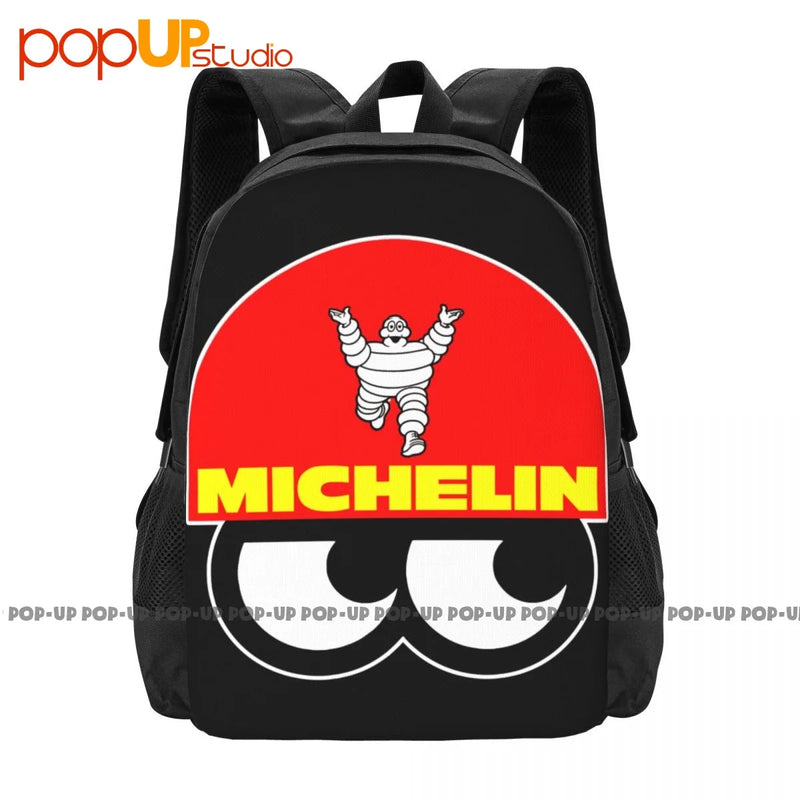Bibendum Tires Auto Racing Driver 01 Backpack Large Capacity Beach Bag