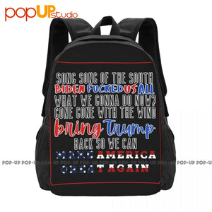 Biden All What We Gonna Do Bow Make American Great Again Backpack